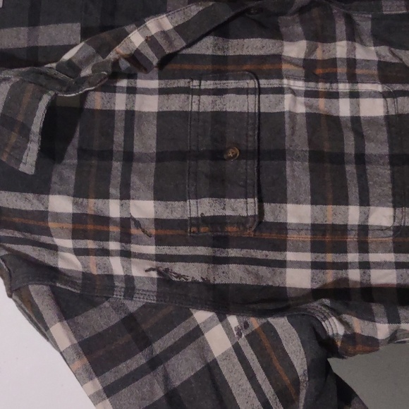 Carhartt XLT flannel shirt for men extra large tall casual button down plaid - Picture 4 of 7